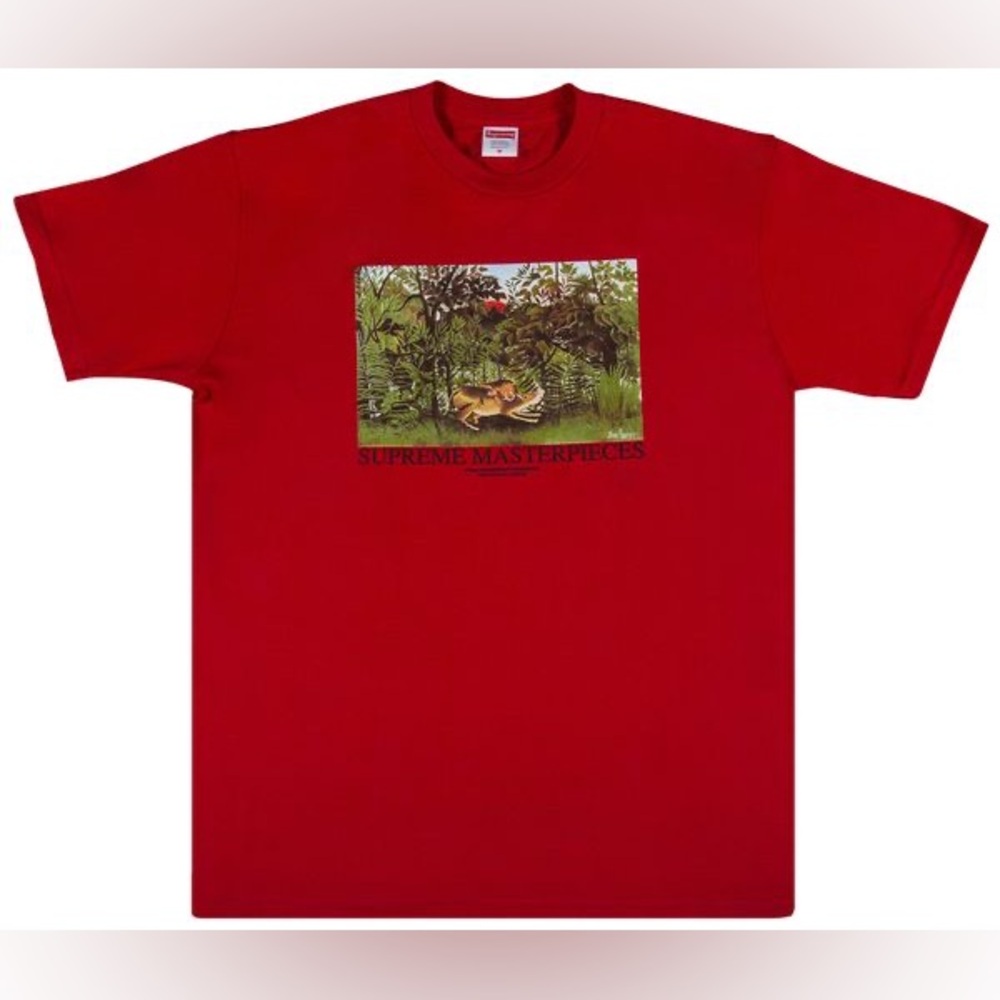 Supreme Red Botanical Graphic Tee